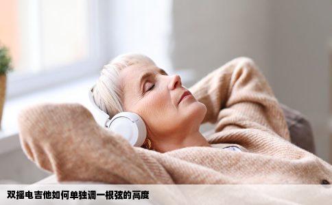 双摇电吉他如何单独调一根弦的高度